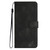 For Samsung Galaxy A31 Heart Pattern Skin Feel Leather Phone Case(Black)