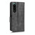 For Sony Xperia 5 III Symmetrical Triangle Leather Phone Case(Black)