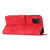For Samsung Galaxy A03s 166mm Heart Pattern Skin Feel Leather Phone Case(Red)