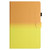 For iPad mini 6 Stitching Gradient Leather Tablet Case(Orange Yellow)