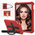 For iPad 10th Gen 10.9 2022 Shield 360 Rotation Handle EVA Shockproof PC Tablet Case(Red Black)
