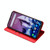 For TCL 30 V 5G-T781S Skin Feel Magnetic Horizontal Flip Leather Phone Case(Red)