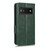 For Google Pixel 6a Symmetrical Triangle Leather Phone Case(Green)