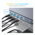 Baseus WKSX030013 11 in 1 USB-C / Type-C to HDMI+USB3.0x3+PD+VGA+SD/TF+RJ45+USB-C / Type-C+3.5mm HUB Adapter(Space Grey)