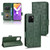 For vivo Y01 / Y15s 2021 Symmetrical Triangle Leather Phone Case(Green)