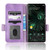 For Google Pixel 6 Pro Symmetrical Triangle Leather Phone Case(Purple)