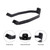 For Xiaomi M365 Electric Scooter Accessories, Fender+Bracket+Taillight, Color: Black With Wrench