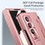 For Samsung Galaxy Z Fold3 5G Integrated Folding Phone Case with Hinge(Rose Gold)