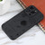 For iPhone 14 Pro Max Astronaut Pattern Silicone Straight Edge Phone Case(Flying Astronaut-Black)