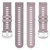 For Garmin Forerunner 265S 18mm Solid Color Silicone Watch Band(Roland Purple)
