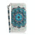 For Samsung Galaxy M53 5G 3D Colored Horizontal Flip Leather Phone Case(Peacock Wreath)