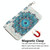 For Samsung Galaxy M53 5G 3D Colored Horizontal Flip Leather Phone Case(Peacock Wreath)
