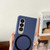 For Samsung Galaxy Z Fold3 5G Skin Feel Magnetic Shockproof Protective Phone Case(Black)