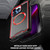 For iPhone 14 / 13 Armour Two-color MagSafe Magnetic TPU + PC Phone Case(Red) For iPhone 14 / 13 Armour Two-color MagSafe Magnetic TPU + PC Phone Case(Red)