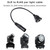 3-pin XLR Male to RJ45 Female Ethernet LAN Network Extension Cable, Cable Length: 30cm (Black)