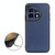 For OnePlus Ace 2 / 11R Lambskin Texture Genuine Leather Phone Case(Blue)