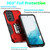 For Samsung Galaxy A54 Non-slip Shockproof Armor Phone Case with Ring Holder(Mint Green)