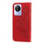 For vivo Y02 4G 7-petal Flowers Embossing Leather Phone Case(Red)