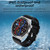 HDT 3 Max 1.6 inch Silicone Band IP67 Waterproof Smart Watch Support Bluetooth Call / NFC(Black)