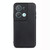 For OPPO Reno8 Accurate Hole Lambskin Texture Genuine Leather Phone Case(Black)