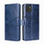 For Samsung Galaxy A03 EU Geometric Stitching Horizontal Flip TPU + PU Leather Phone Case(Blue)