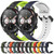 For Honor Watch Dream 22mm Convex Loop Two-Color Silicone Watch Band(Yellow+Black)