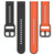 For Honor Watch Dream 22mm Convex Loop Two-Color Silicone Watch Band(Yellow+Black)