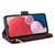 For Samsung Galaxy A13 4G Multifunctional Frosted Zipper Wallet Leather Phone Case(Wine Red)