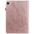 For Samsung Galaxy Tab A7 Lite T220/T225 Big Butterfly Embossed Leather Tablet Case(Rose Gold)