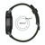 For Garmin Venu 20mm Vertical Pattern Two-Color Silicone Watch Band(White+Black)