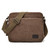 RuYiHuang Men Vintage Canvas Versatile Single-Shoulder Bag(Brown)