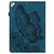 Big Butterfly Embossed Smart Leather Tablet Case For iPad Air 2 / 9.7 2018&2017(Blue)