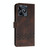 For Realme C53 Cubic Skin Feel Flip Leather Phone Case(Brown)