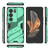 For vivo S17 / S17 Pro Punk Armor 2 in 1 PC + TPU Phone Case with Holder(Green)
