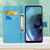 For Motorola Moto G51 5G Colored Drawing Plain Weave Leather Phone Case(Heart Butterfly)