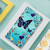 For Motorola Moto G51 5G Colored Drawing Plain Weave Leather Phone Case(Heart Butterfly)