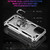 For iPhone 14 Shockproof TPU + PC Ring Holder Phone Case (Silver)