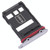 SIM Card Tray + NM Card Tray for Huawei P50 Pro (Black)