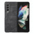 For Samsung Galaxy Z Fold3 5G Morocco Texture PU+TPU+PC Shockproof Phone Case(Black) For Samsung Galaxy Z Fold3 5G Morocco Texture PU+TPU+PC Shockproof Phone Case(Black)
