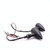 Z008 1 Pair 12V Modified Universal Motorcycle LED Turn Signal, Light Color:Yellow Light(Black)
