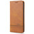 For iPhone X / XS AZNS Magnetic Calf Texture Horizontal Flip Leather Case with Card Slots & Holder & Wallet(Light Brown)