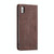 For iPhone XS Max CaseMe-013 Multifunctional Retro Frosted Horizontal Flip Leather Case with Card Slot & Holder & Wallet(Coffee)