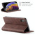 For iPhone XS Max CaseMe-013 Multifunctional Retro Frosted Horizontal Flip Leather Case with Card Slot & Holder & Wallet(Coffee)
