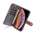 For iPhone XS Max DG.MING Crazy Horse Texture Flip Detachable Magnetic Leather Case with Holder & Card Slots & Wallet (Grey)