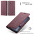 For iPhone XR CaseMe-013 Multifunctional Retro Frosted Horizontal Flip Leather Case with Card Slot & Holder & Wallet(Wine Red)