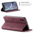 For iPhone XR CaseMe-013 Multifunctional Retro Frosted Horizontal Flip Leather Case with Card Slot & Holder & Wallet(Wine Red)