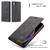 For iPhone X / XS CaseMe-013 Multifunctional Retro Frosted Horizontal Flip Leather Case with Card Slot & Holder & Wallet(Black)