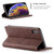 For iPhone X / XS CaseMe-013 Multifunctional Retro Frosted Horizontal Flip Leather Case with Card Slot & Holder & Wallet(Coffee)
