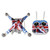 UK Flag Pattern 4D Imitation Carbon Fiber PVC Water Resistance Sticker Kit for DJI Phantom 3 Quadcopter & Remote Controller & Battery