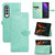 For Samsung Galaxy Z Fold4 Mandala Flower Embossed Leather Phone Case(Green) For Samsung Galaxy Z Fold4 Mandala Flower Embossed Leather Phone Case(Green)